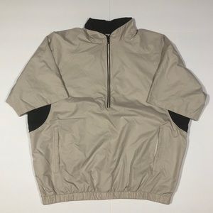 FootJoy men’s short sleeve half zip pullover